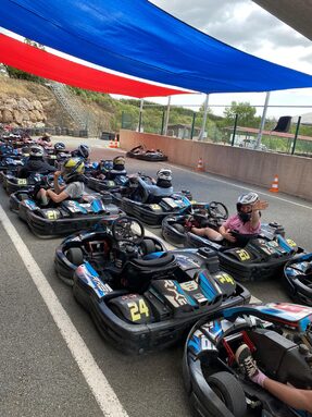 Séance de karting